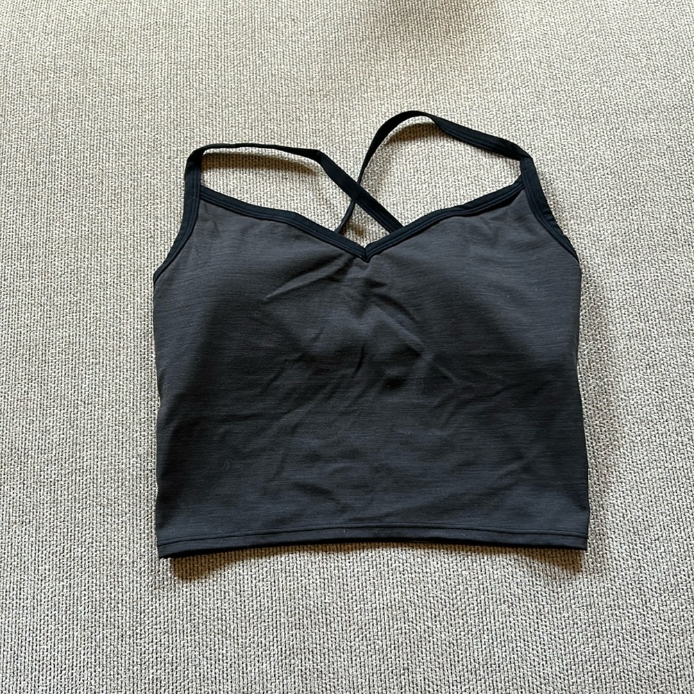 Vitality daydream gray and black tank